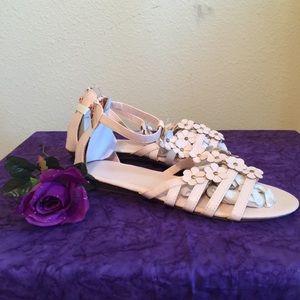 Avon Floral Wedge Sandals